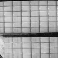 太陽光パネルの赤外線画像